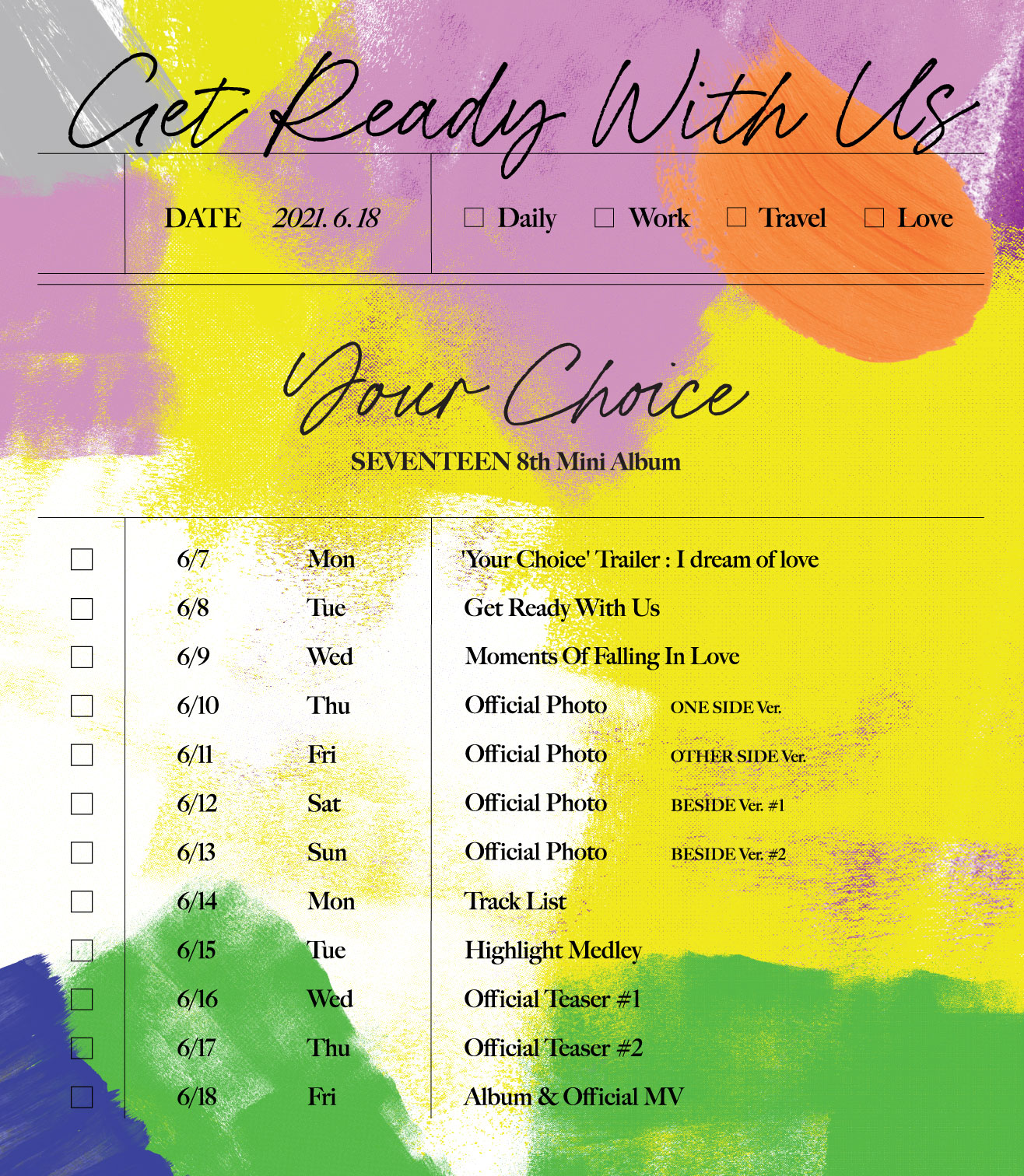 SEVENTEEN 8th Mini Album 'Your Choice' Get Ready With Us