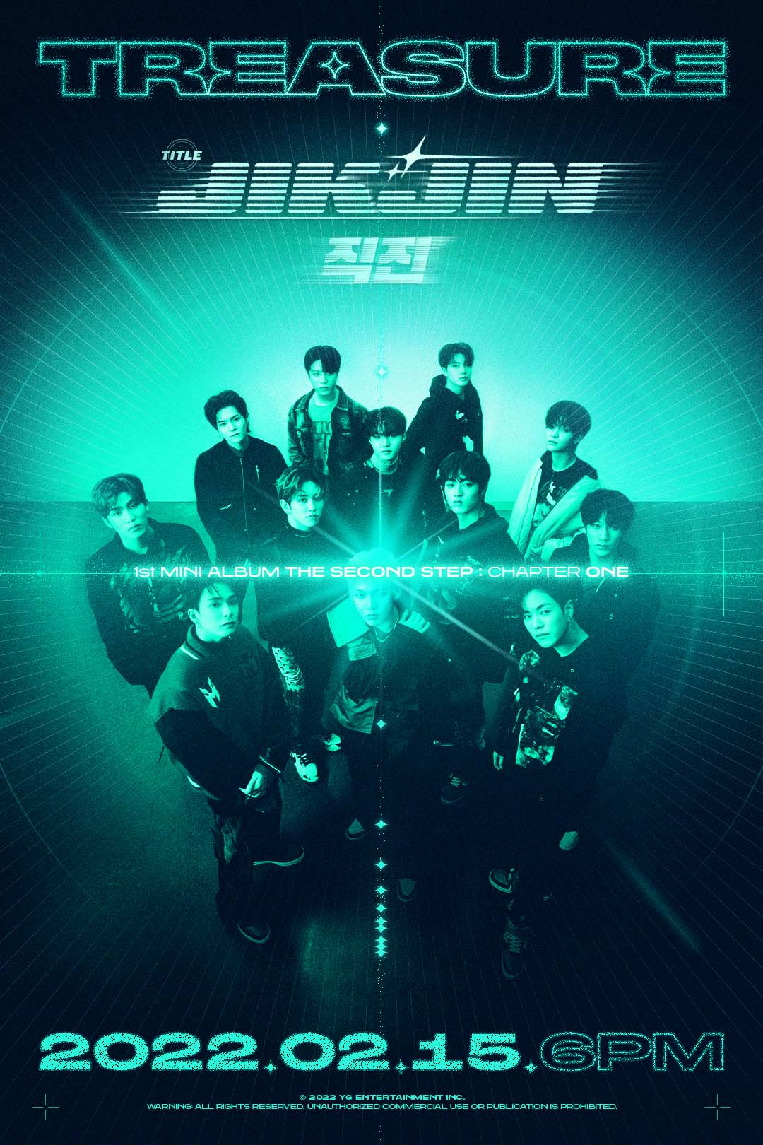 Weverse TREASURE Image - TREASURE - '직진 (JIKJIN)' TITLE POSTER