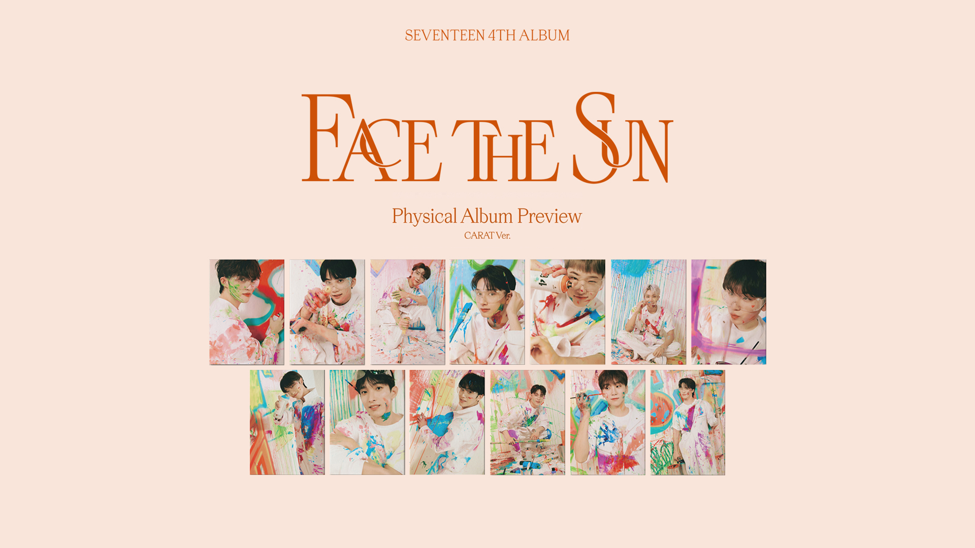 SEVENTEEN (세븐틴) 4th Album 'Face the Sun' (CARAT Ver.) Physical Album Preview