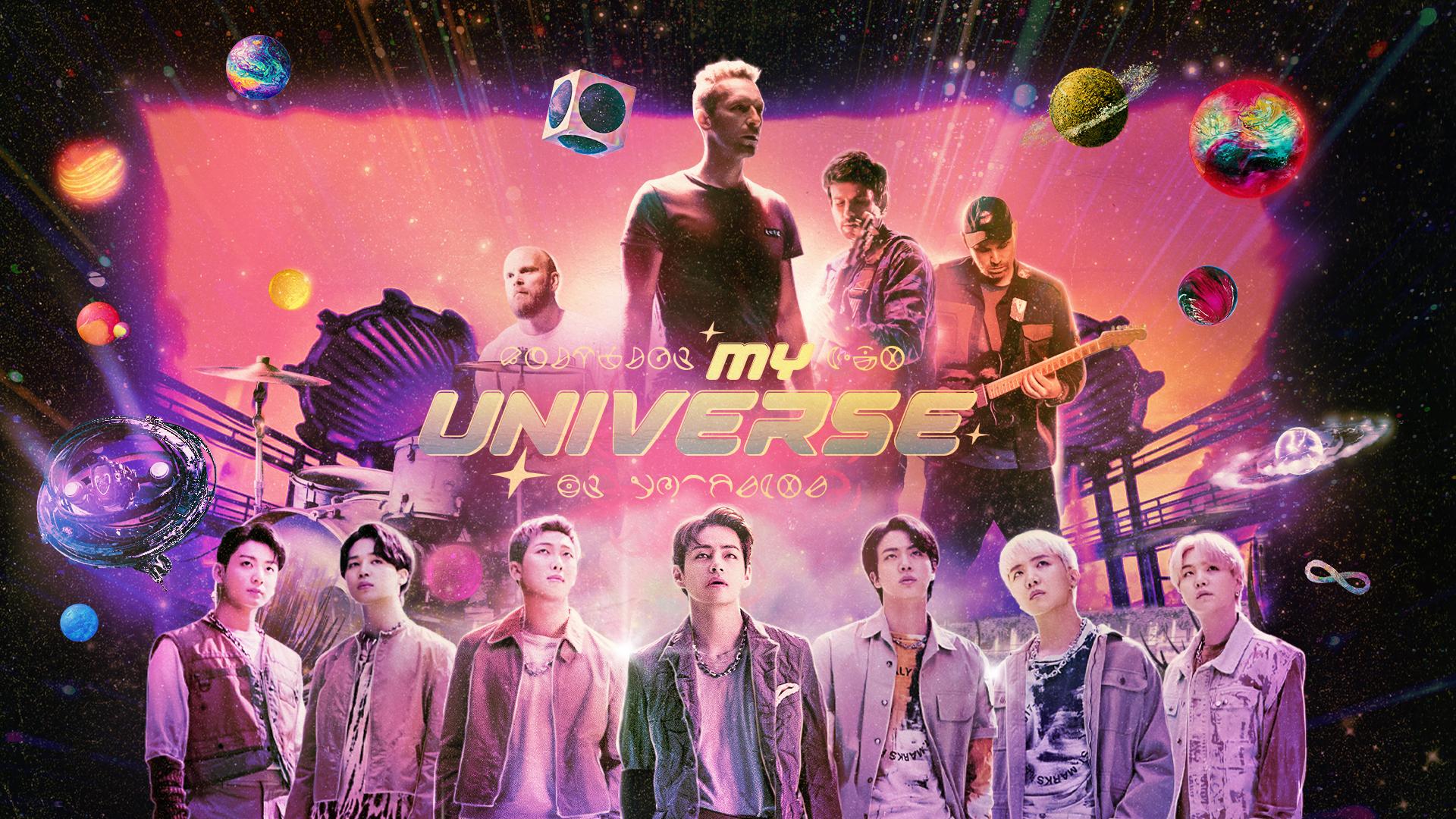 BTS My Universe Tシャツ Coldplay × BTS 公式 L新品未使用品