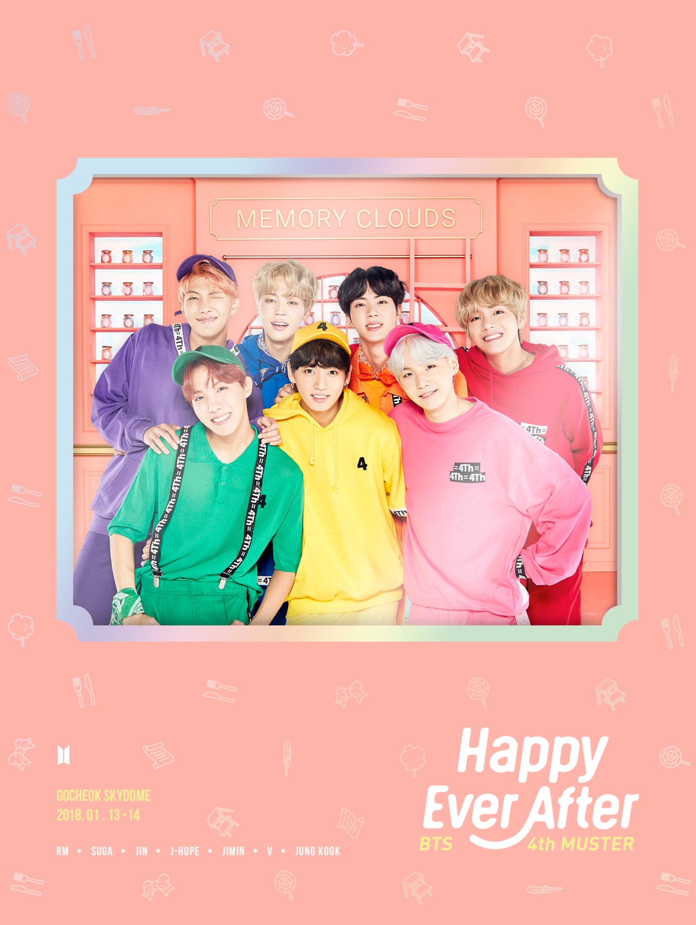 BTSコミュニティ投稿 - BTS Behind特別編成 4th MUSTER「Happy Ever bts muster 4th HEA バインダー セット