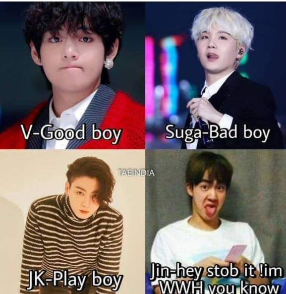 BTS Community Posts - jin!!! I'm world wide handsome #jin #suga #v # ...