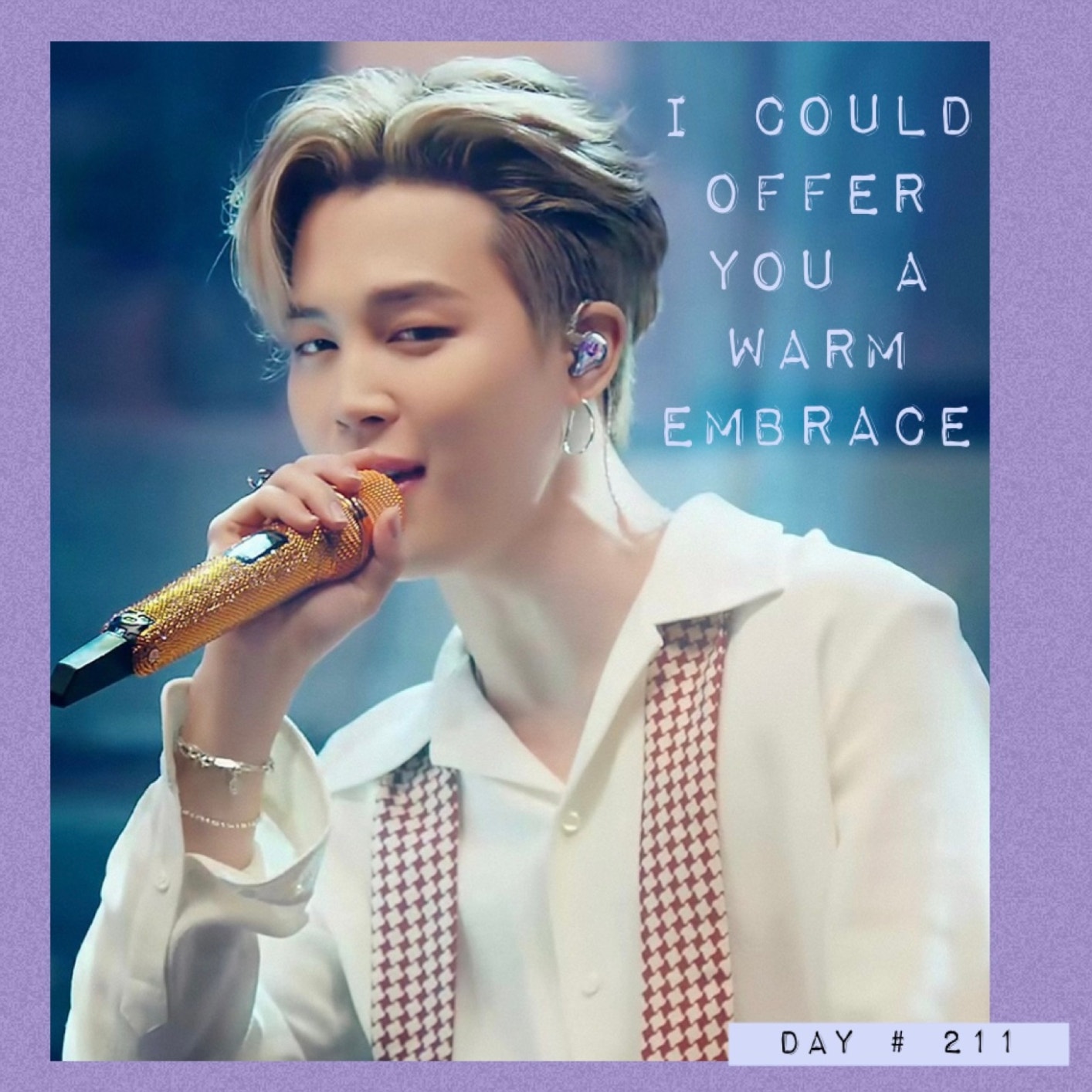 Bts community post day 211 when the rain is blowing in your face and