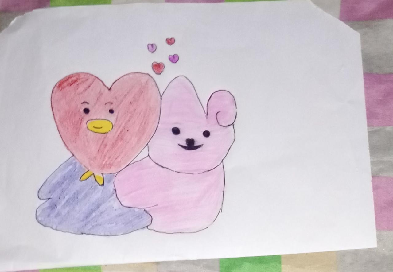 Drowing Rabbits Bts BTS Community Post - this pitcher of my bestie drowing ๐๐๐