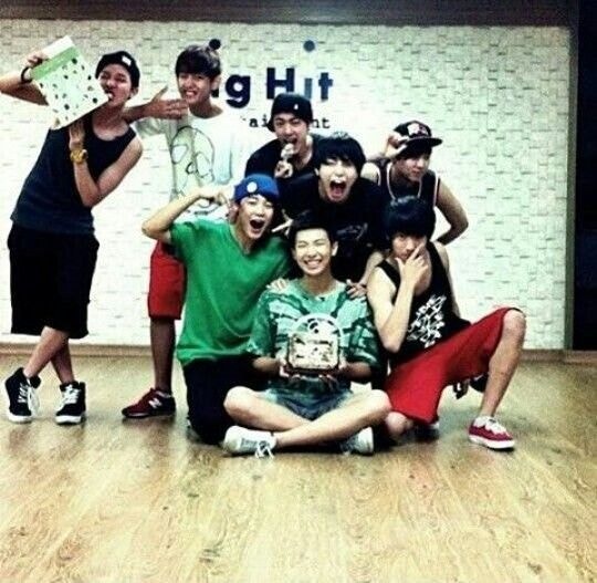 BTS Community Post - This was their first picture taken together 🥺 I'm ...