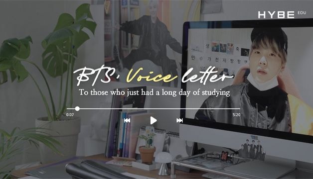 Weverse BTS Media - [BTS' voice letter] To those who just had a long