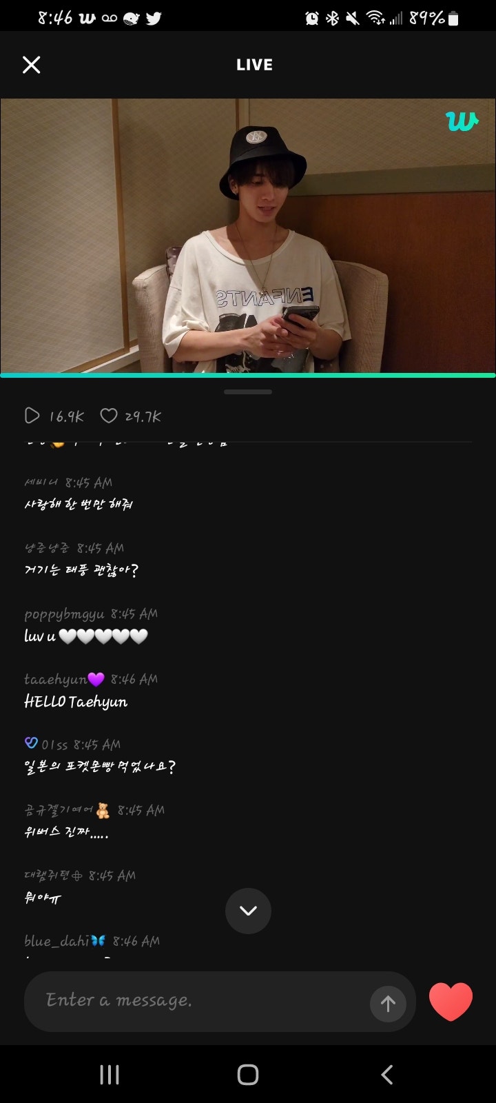 TOMORROW X TOGETHER Community Posts - TAEHYUN IS LIVE