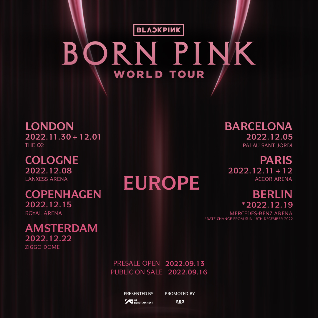 BLACKPINK社区帖子 - BLACKPINK WORLD TOUR [BORN PINK 