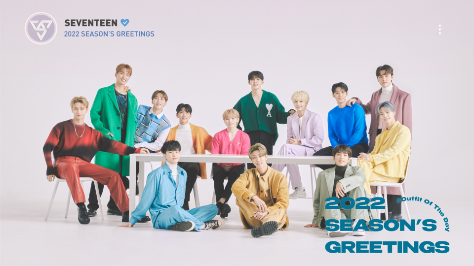 アイドル SEVENTEEN 2022 SEASON'S GREETINGS 4694131494155520262f3590f-2ed7