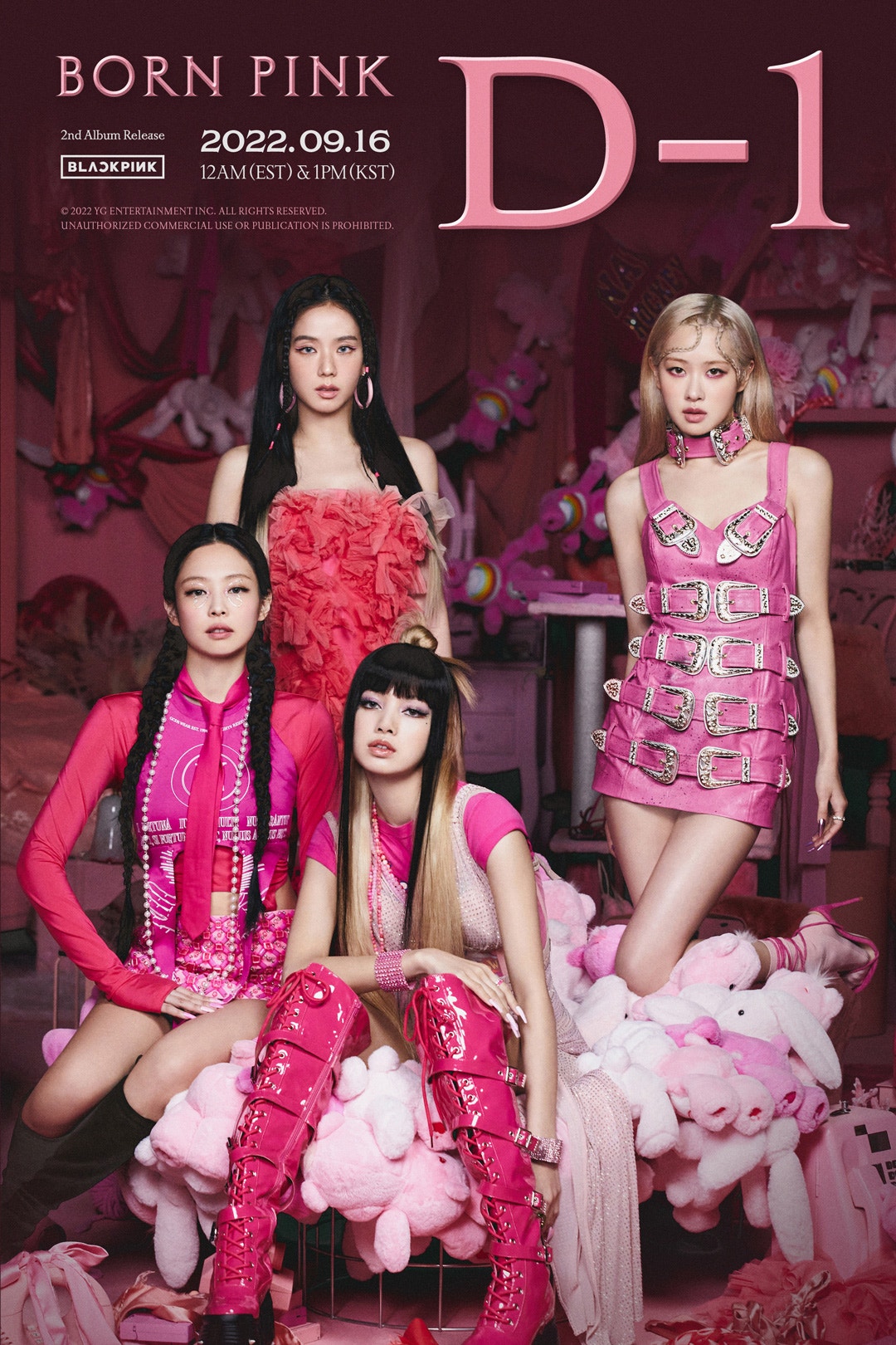 BLACKPINK BORN PINK D 1 Poster