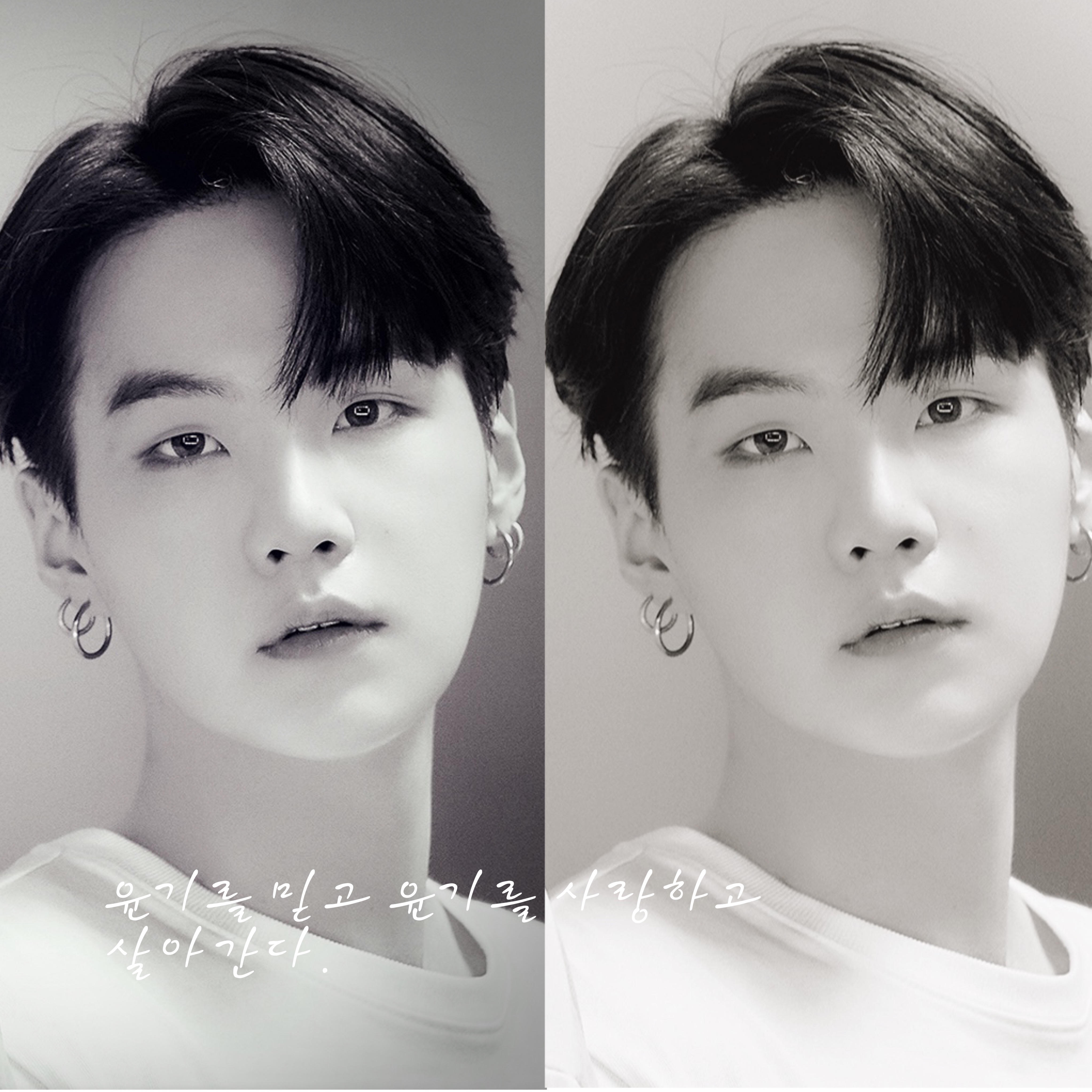 BTS Community Post - ユンギ 私は弱い人間だから、ユンギの強さに