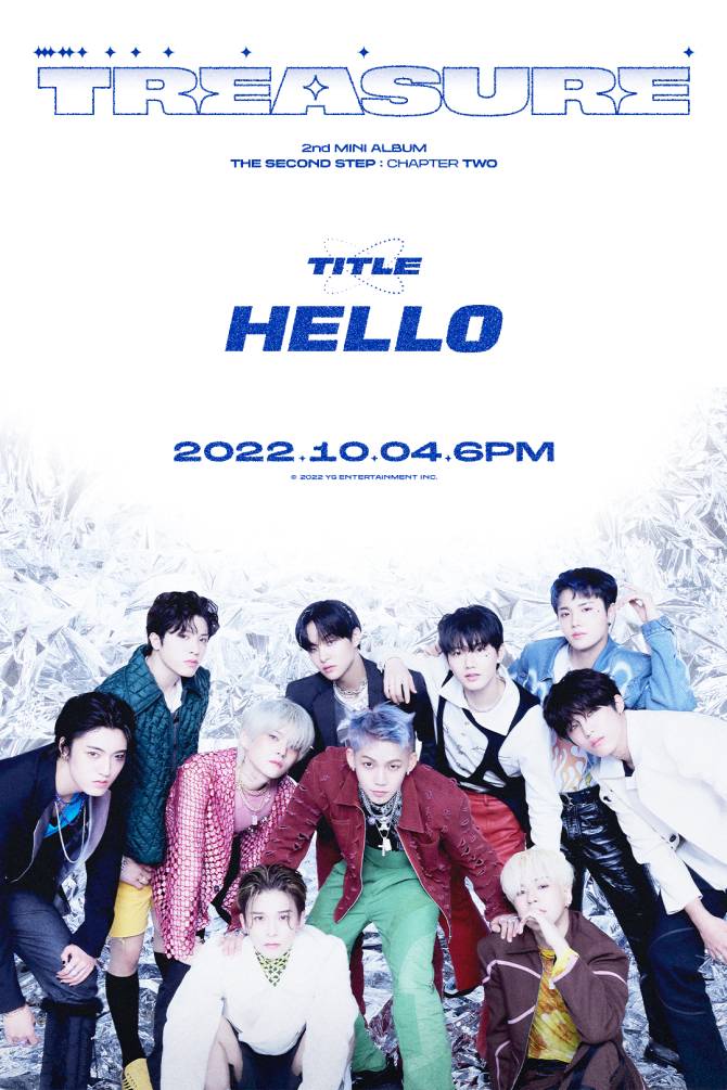 TREASURE - 'HELLO' TITLE POSTER