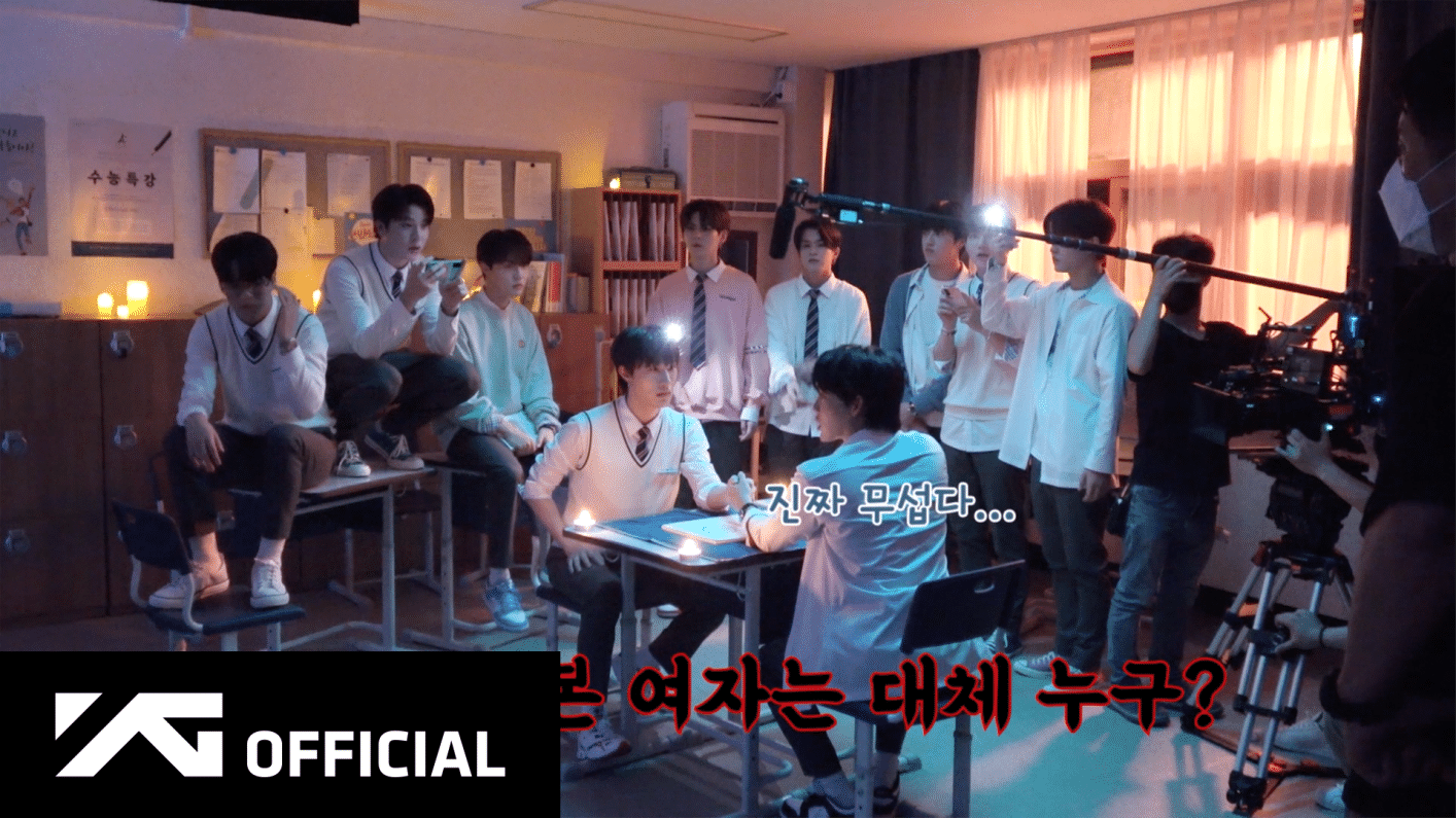 TREASURE 男子校怪談 Weverse TREASURE Media - 「男子校怪談」EP.1ビハインドシーン