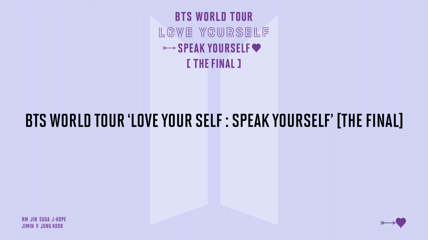 BTS WORLD TOUR 'LOVE YOURSELF : SPEAK YOURSELF' [THE 