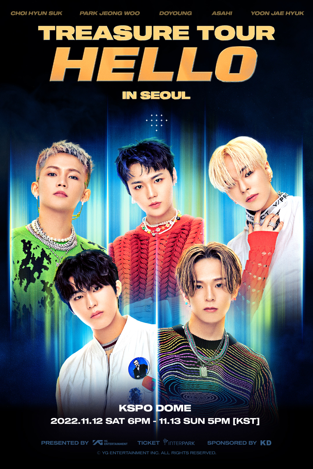 2022 TREASURE TOUR [HELLO] in SEOUL - UNIT POSTER #1