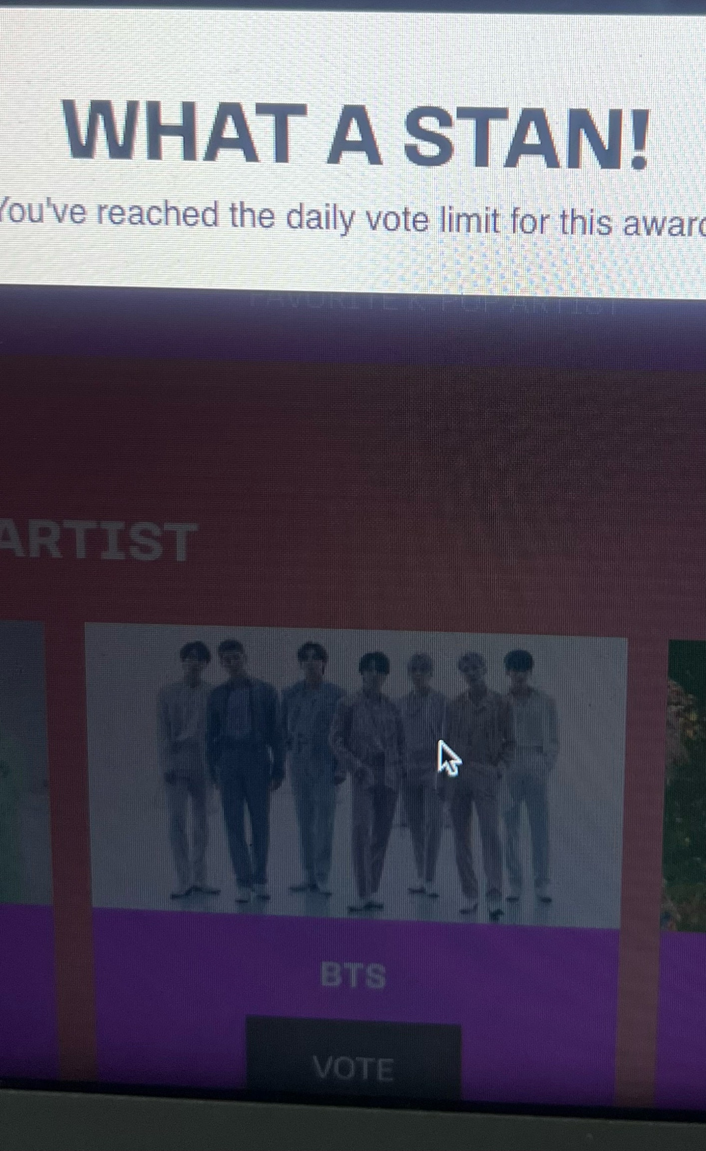 BTS 커뮤니티 포스트 Voted for fav PoP Duo