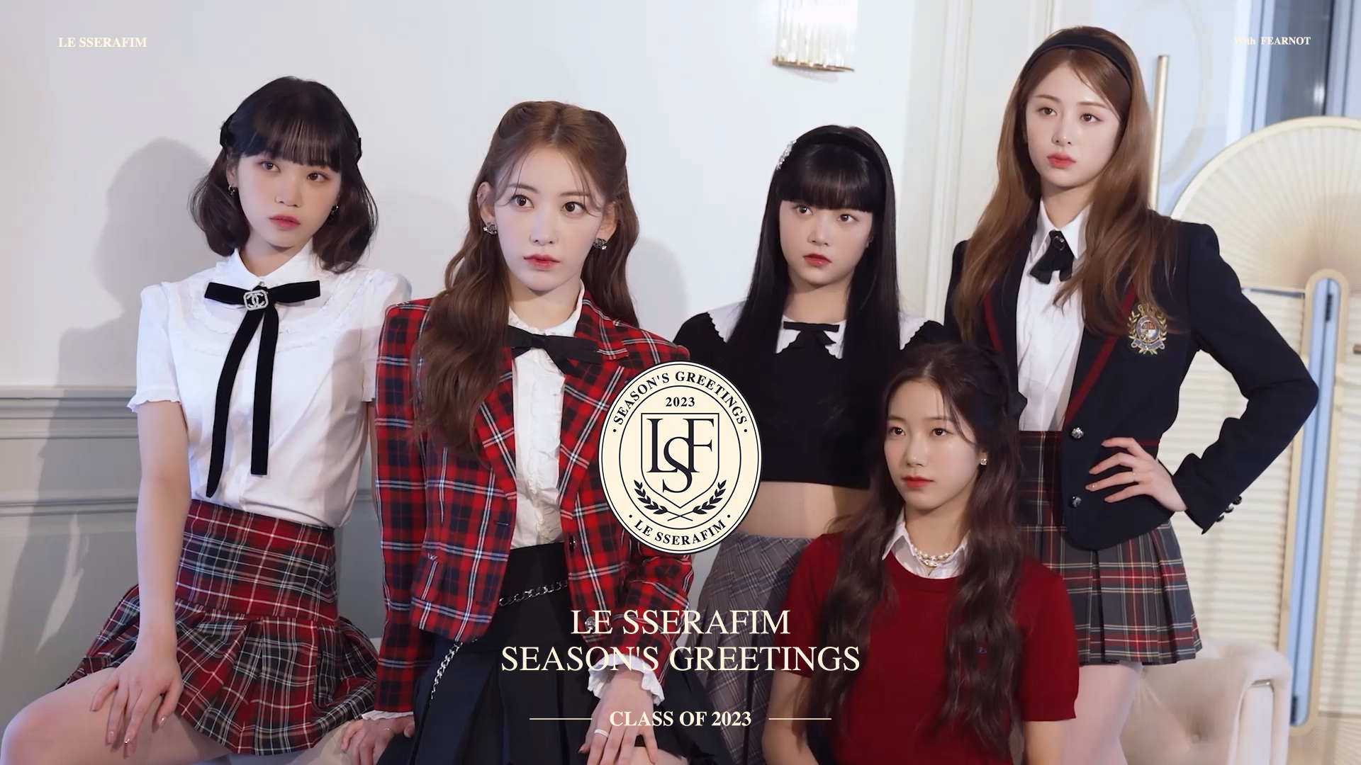 LE SSERAFIM 2023 SEASON'S GREETINGS Making Video