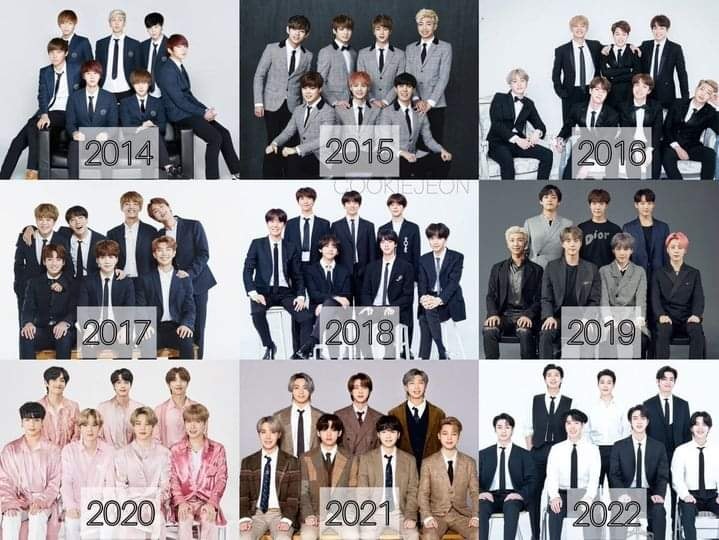 V Bts Through The Years