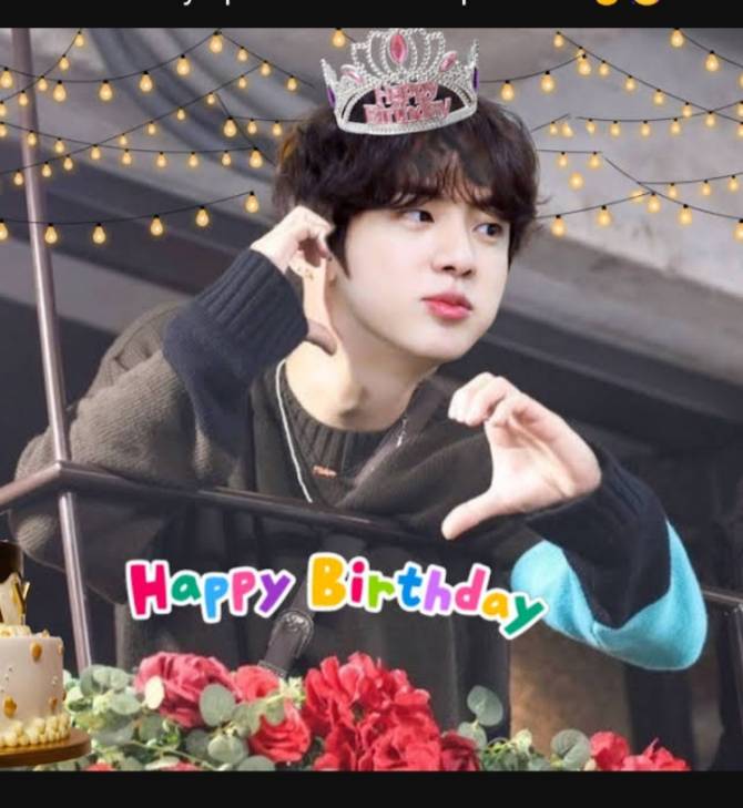 Bts Community Posts 월드와이드 핸썸진오빠 생일축하해 건강하고 행복하자💜