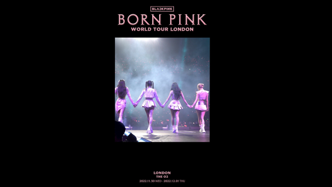 BLACKPINK WORLD TOUR [BORN PINK] SEOUL CONCEPT POSTER