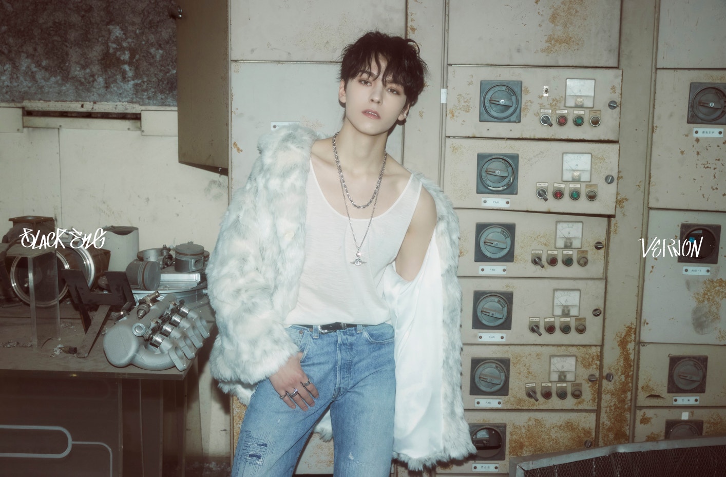 Weverse SEVENTEEN Image - VERNON Mixtape 'Black Eye' Concept
