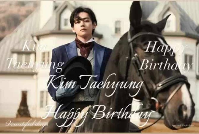 BTS Community Posts - Feliz cumpleaños Kim taehyung💜,el chico con la
