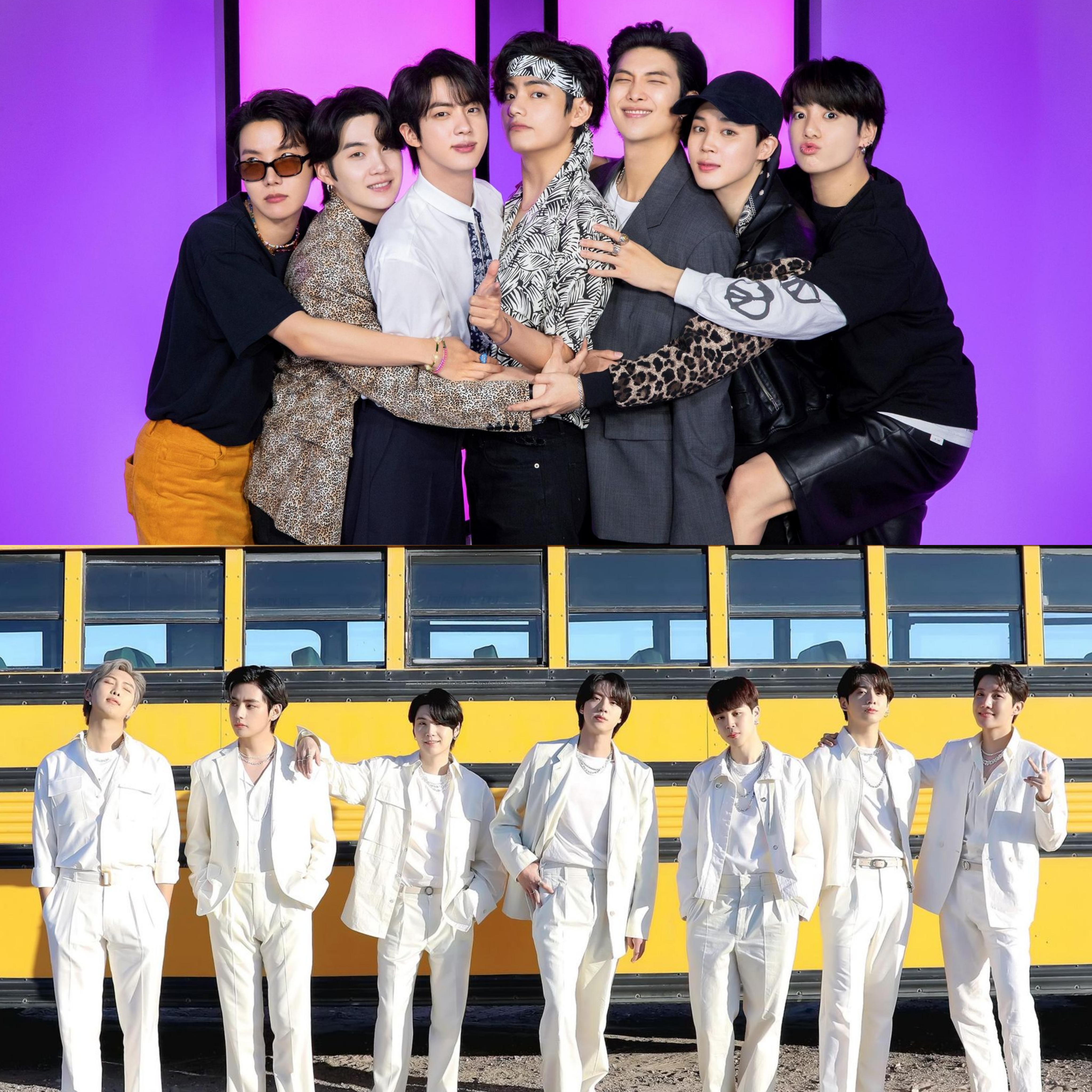BTS社群貼文 - 大好きなﾊﾞﾝﾀﾝ💜 今年もお疲れさまでした😌 7人の笑顔と