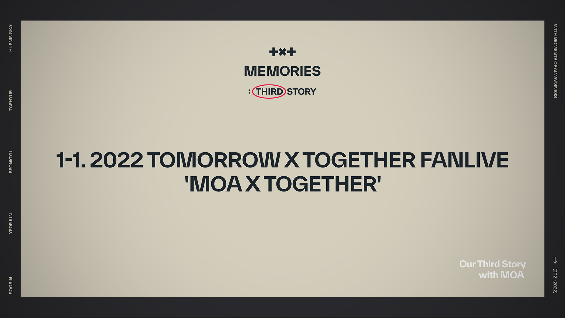 1-1. TOMORROW X TOGETHER FANLIVE 'MOA X TOGETHER