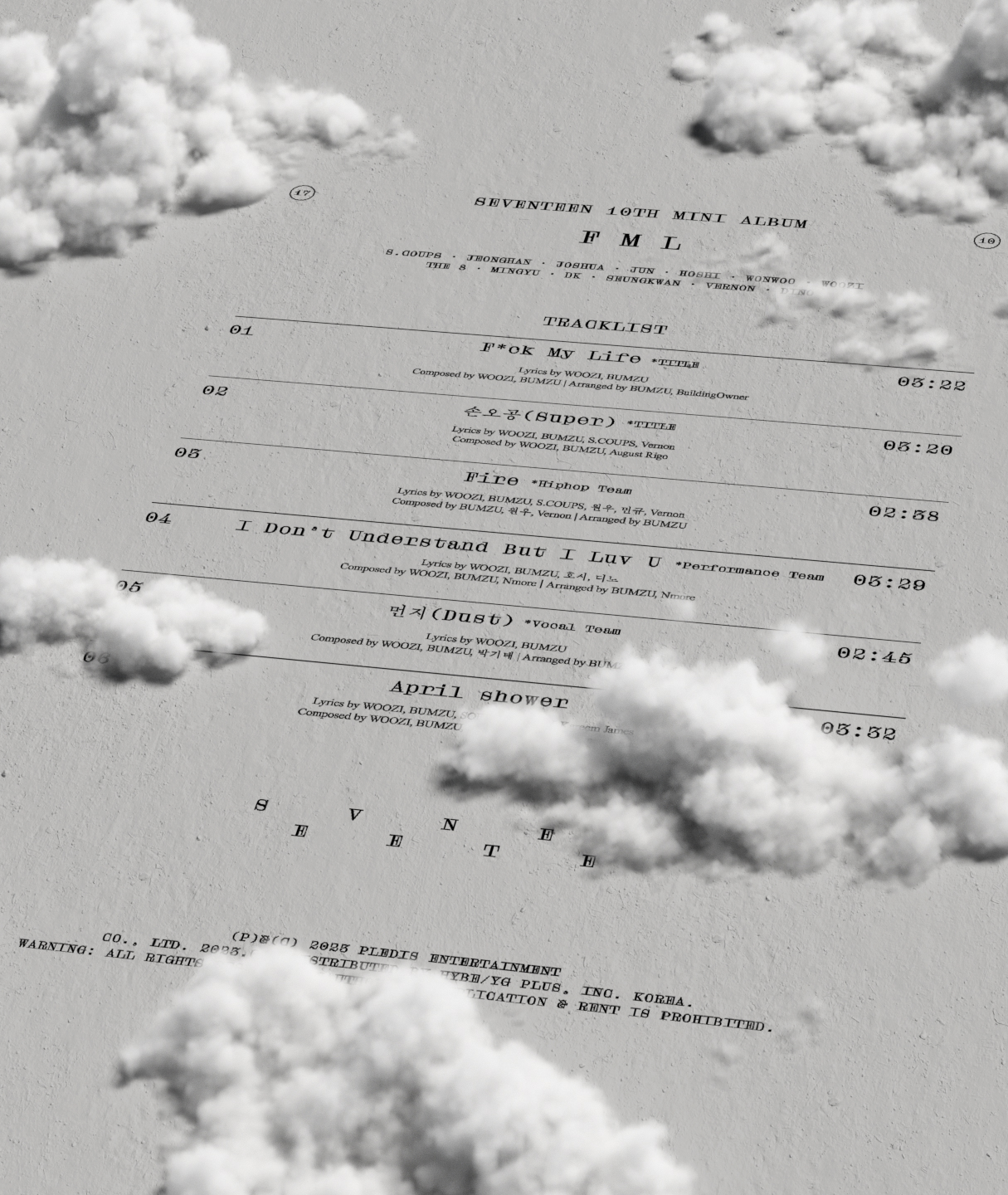 SEVENTEEN FML Weverse ユニバ ラキドロ スンチョル SEVENTEEN weverse ラキドロ S.COUPS