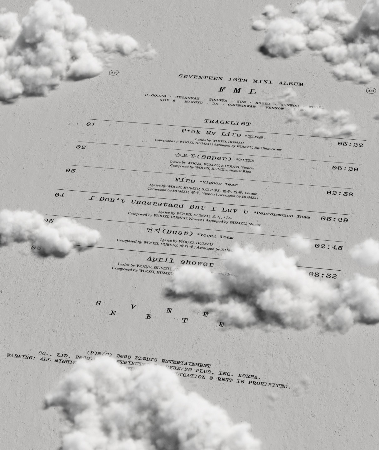 Weverse SEVENTEEN Image - SEVENTEEN (세븐틴) 10th Mini Album 'FML