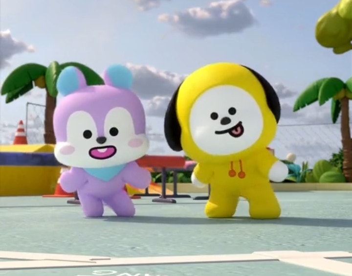 BTS Community Posts - MANG AND CHIMMY🫂 🥹🤝 HOBI AND MIMI ☹️🫂