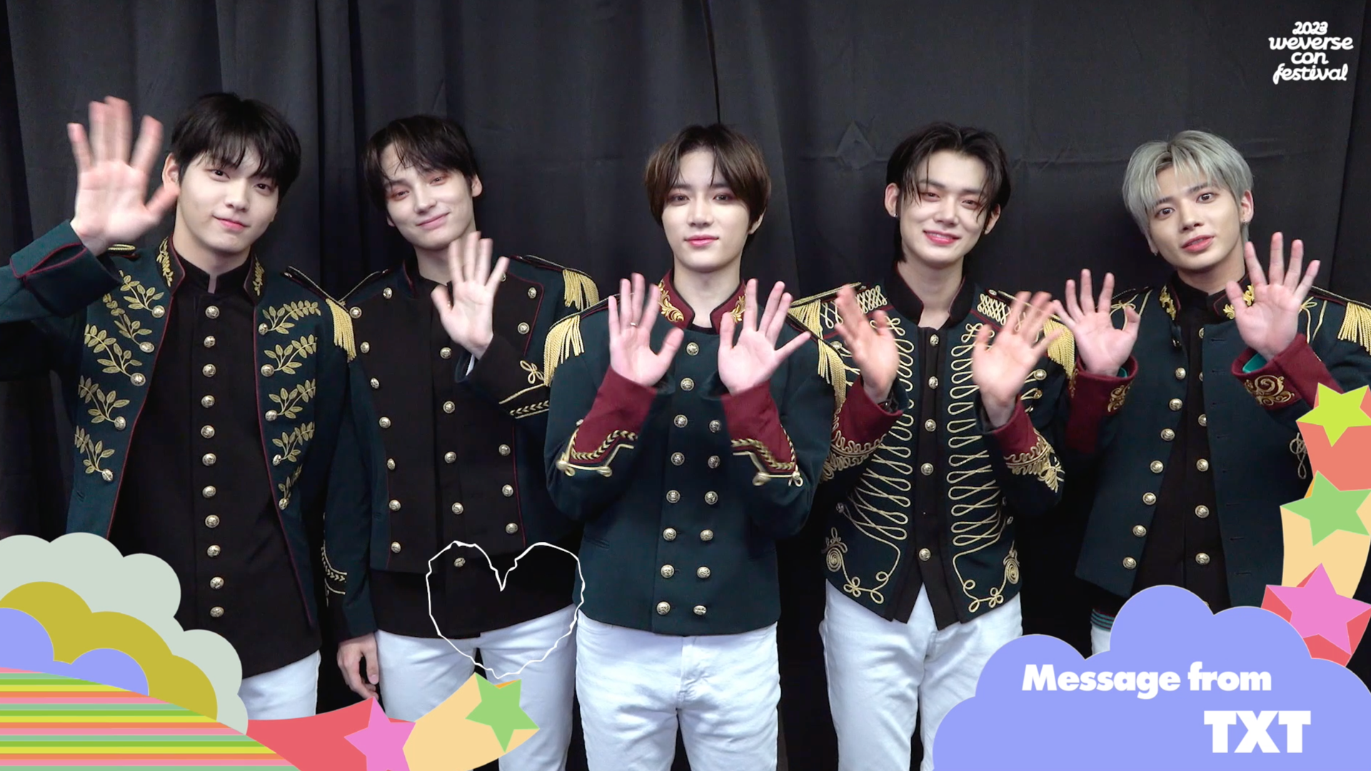 Weverse Con Festival TXT ユニフォーム Weverse Con Festival TXT ユニフォーム Weverse Con Festival TXT