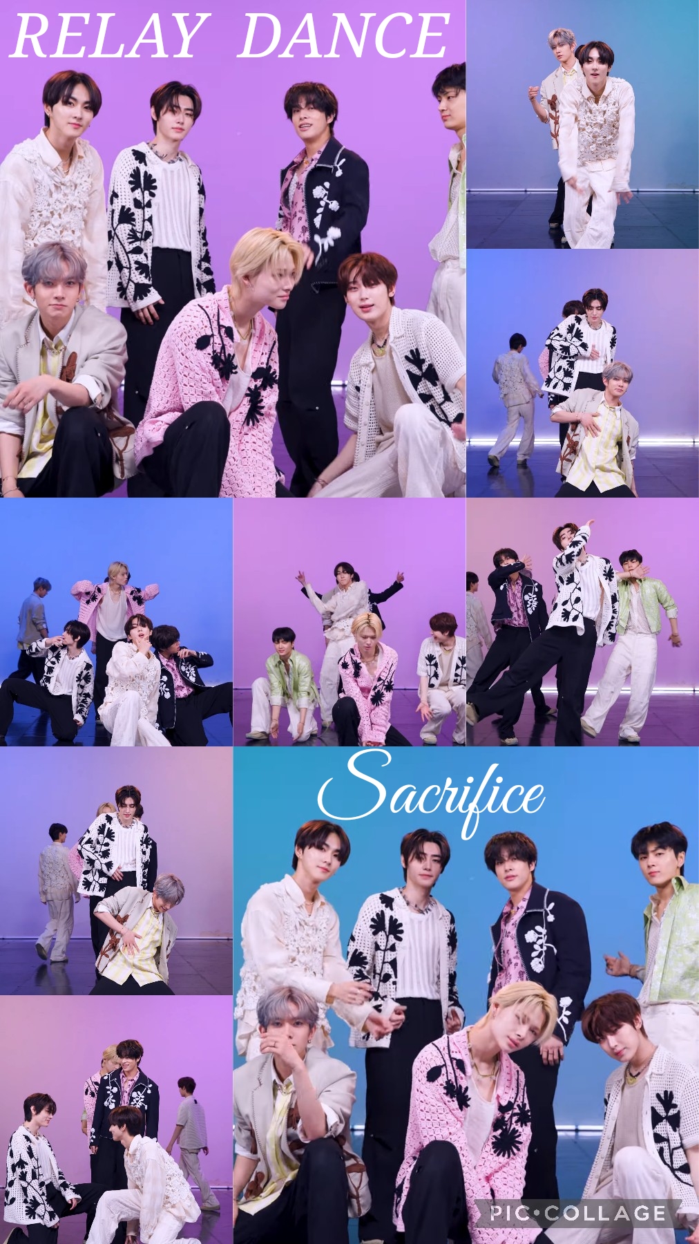ENHYPEN Community Post - Sacrificeのリレーも素敵🤩✨ かわいいと