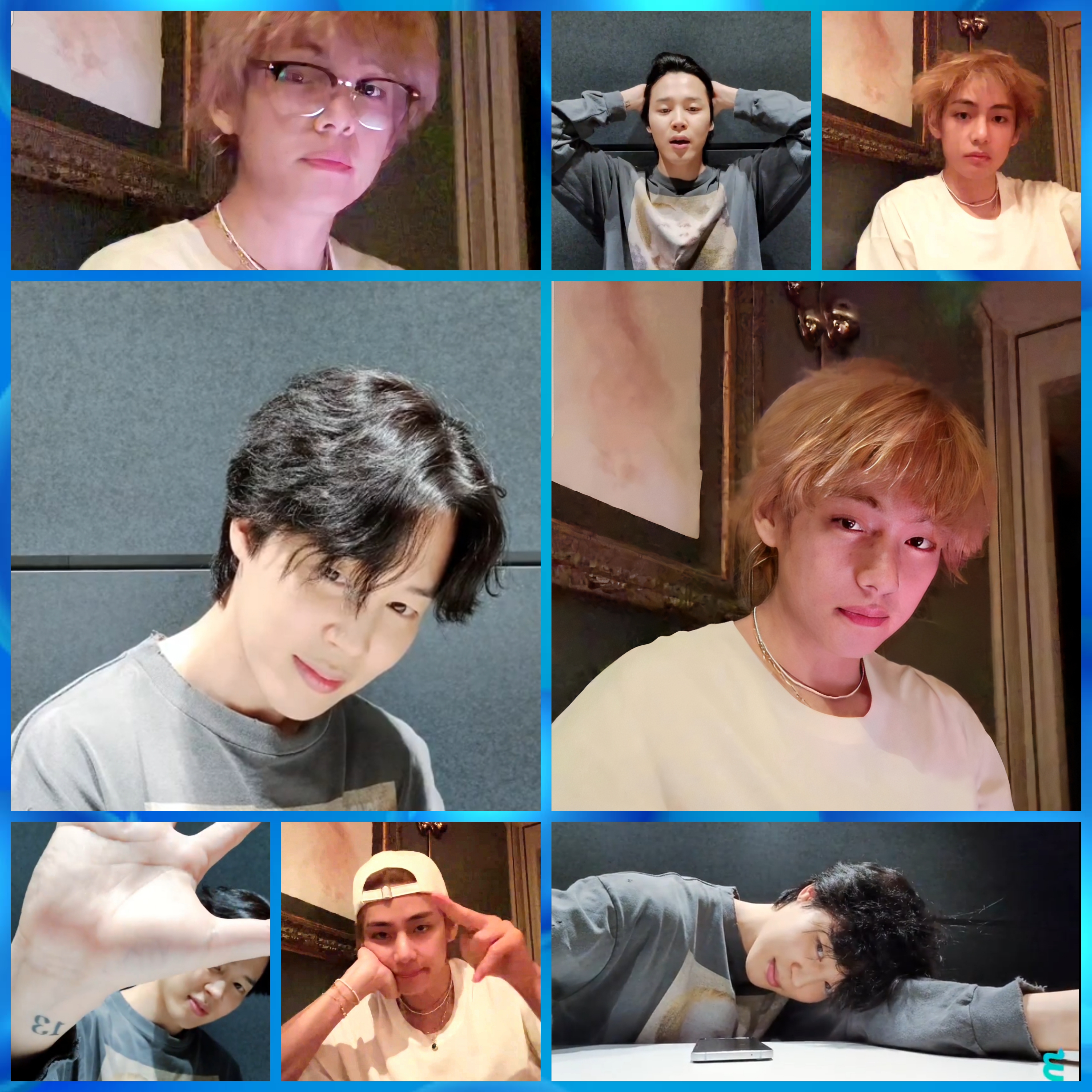 BTS Community Post - 朝🌅からテテ🐻夜🌃はジミンちゃん🐥 仲良し