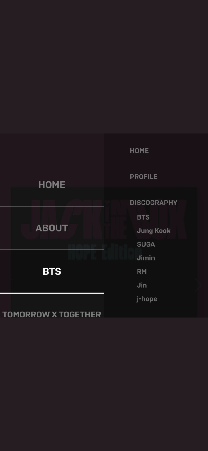 BTS Community Post - bighit official website and Wikipedia showing all ...