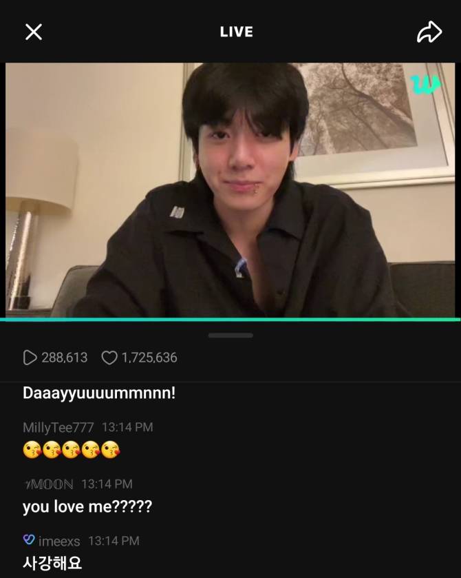 Bts Community Posts [jungkook × Weverse Live ] Now On Air