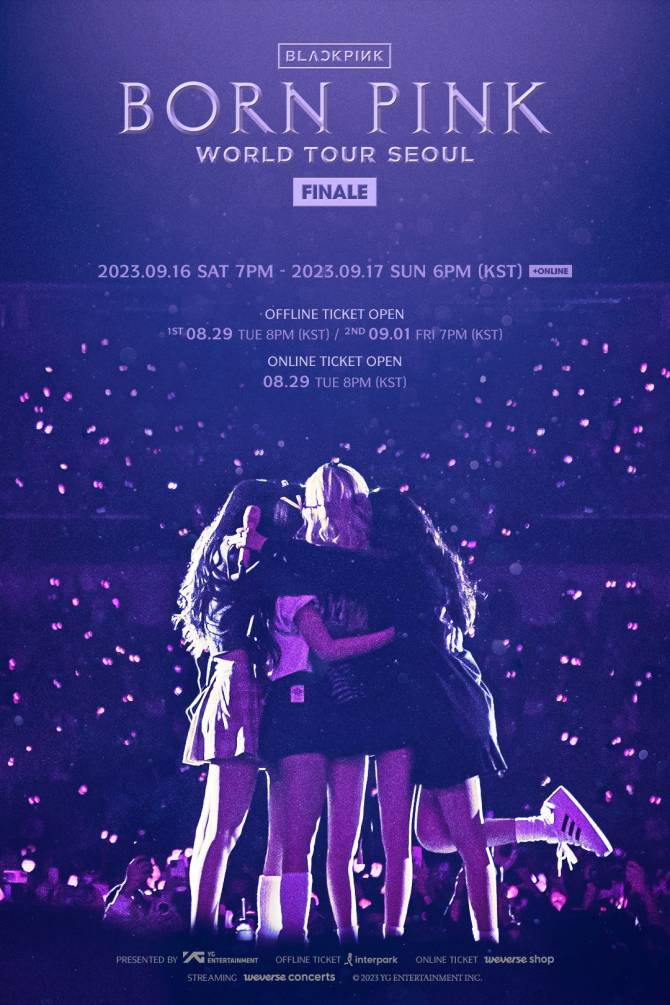 BLACKPINK WORLD TOUR [BORN PINK] FINALE IN SEOUL POSTER