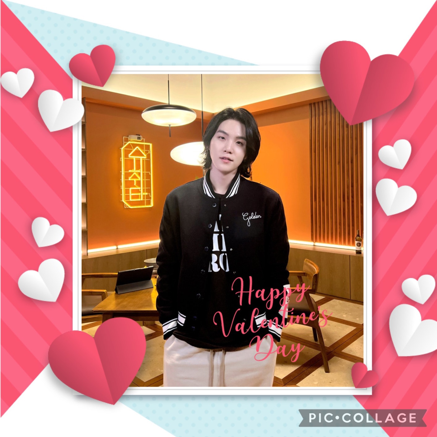 BTS Community Post - 𝖧𝖺𝗉𝗉𝗒𝖵𝖺𝗅𝖾𝗇𝗍𝗂𝗇𝖾( •͈‎ ̫ •͈ ꢏ🤎ꢖSUGA TIME+6 ユンギさん♡⸝⸝ ...