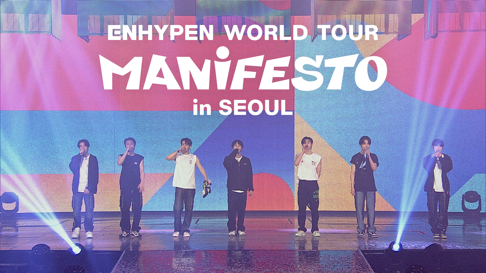 ENHYPEN WORLD TOUR manifesto in SEOUL