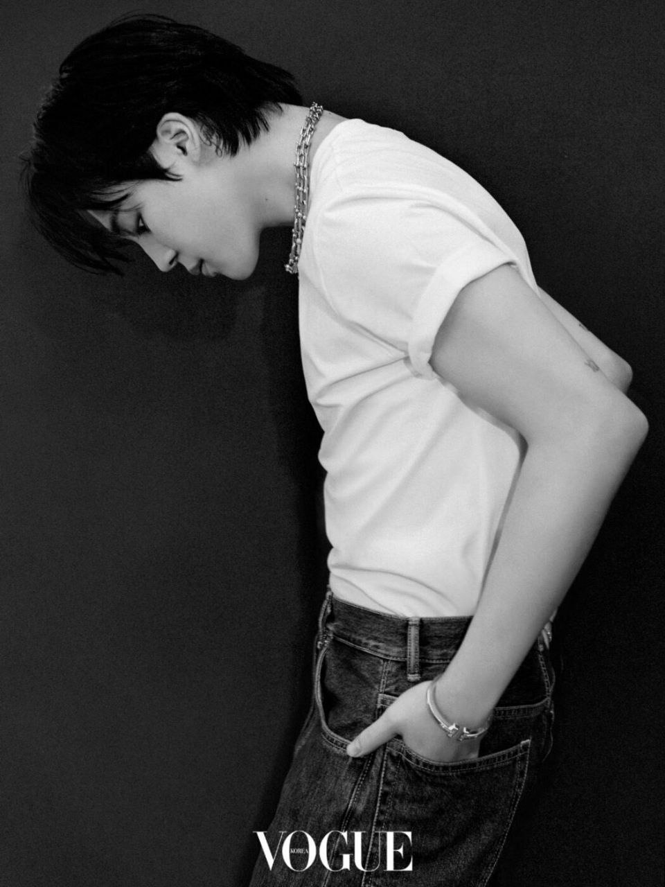 BTS Community Post - #jimin 😻🙊💜 #voguekorea