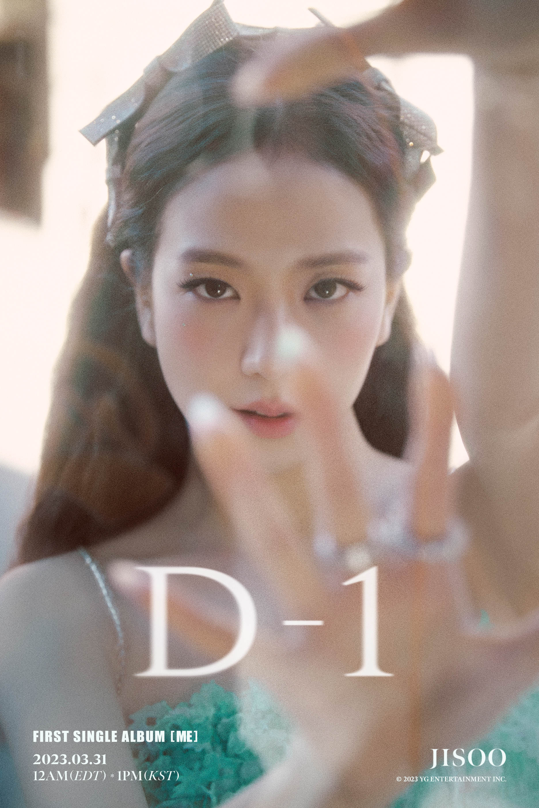 JISOO - FIRST SINGLE ALBUM [ME] D-1 POSTER