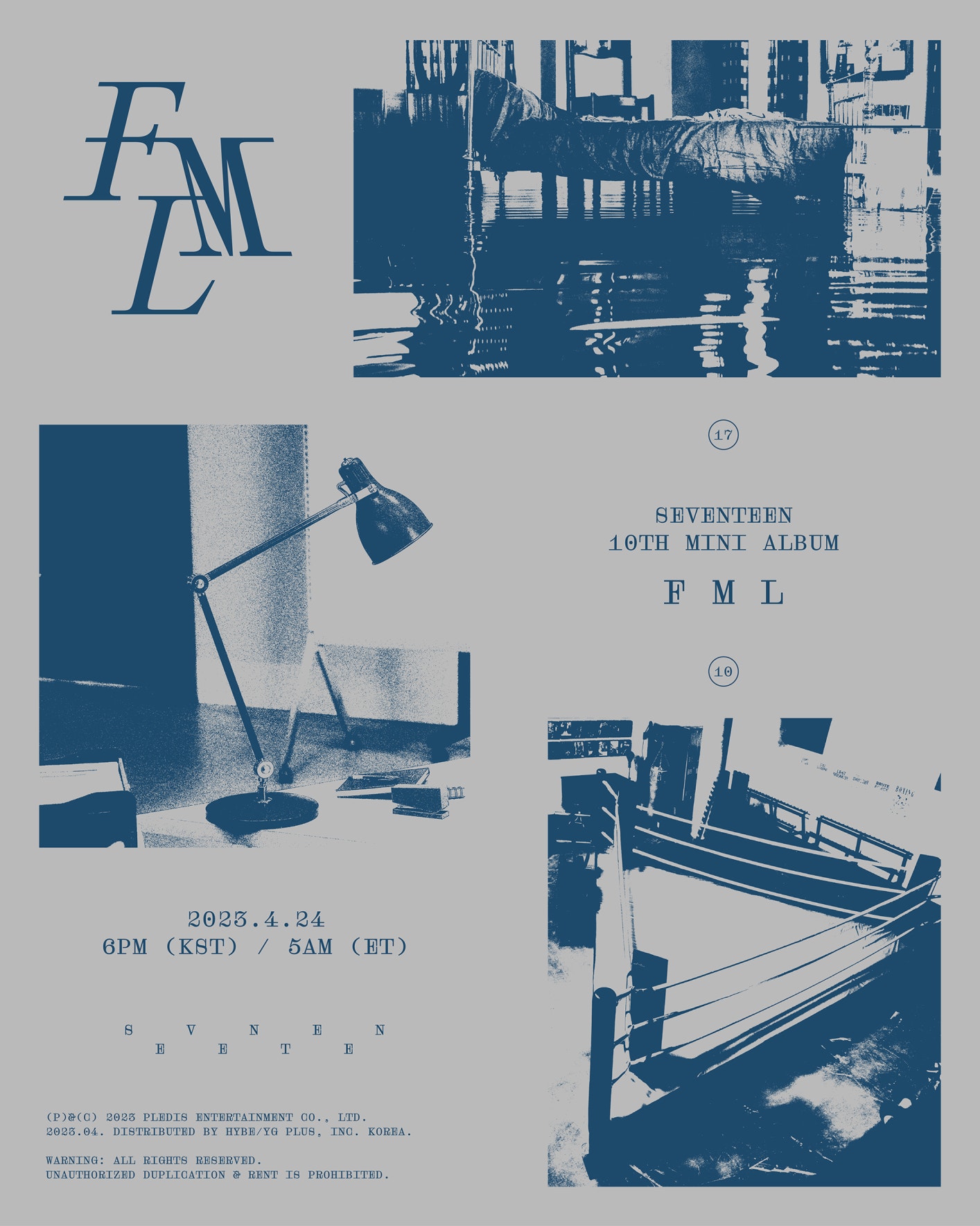 SEVENTEEN (세븐틴) 10th Mini Album 'FML'