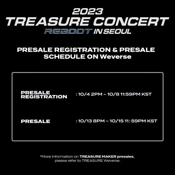 TREASUREコミュニティ投稿 - 2023 TREASURE CONCERT [REBOOT] IN SEOUL