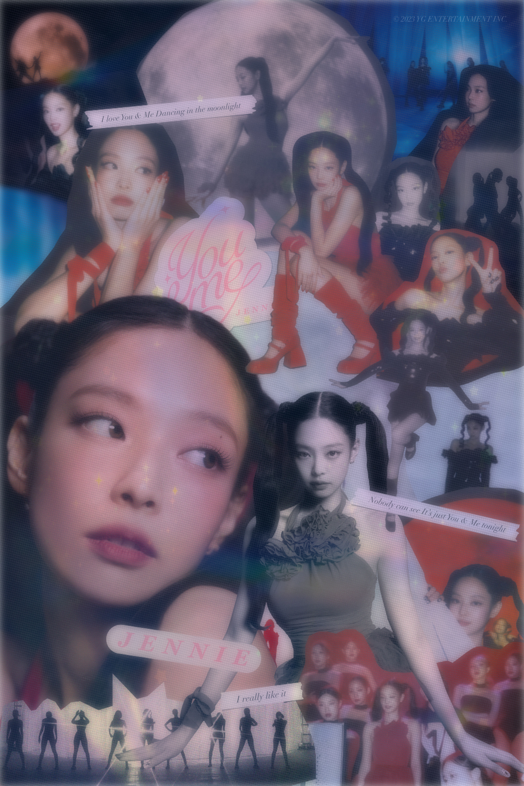 Weverse BLACKPINK Image - JENNIE - 'You & Me' COLLAGE POSTER