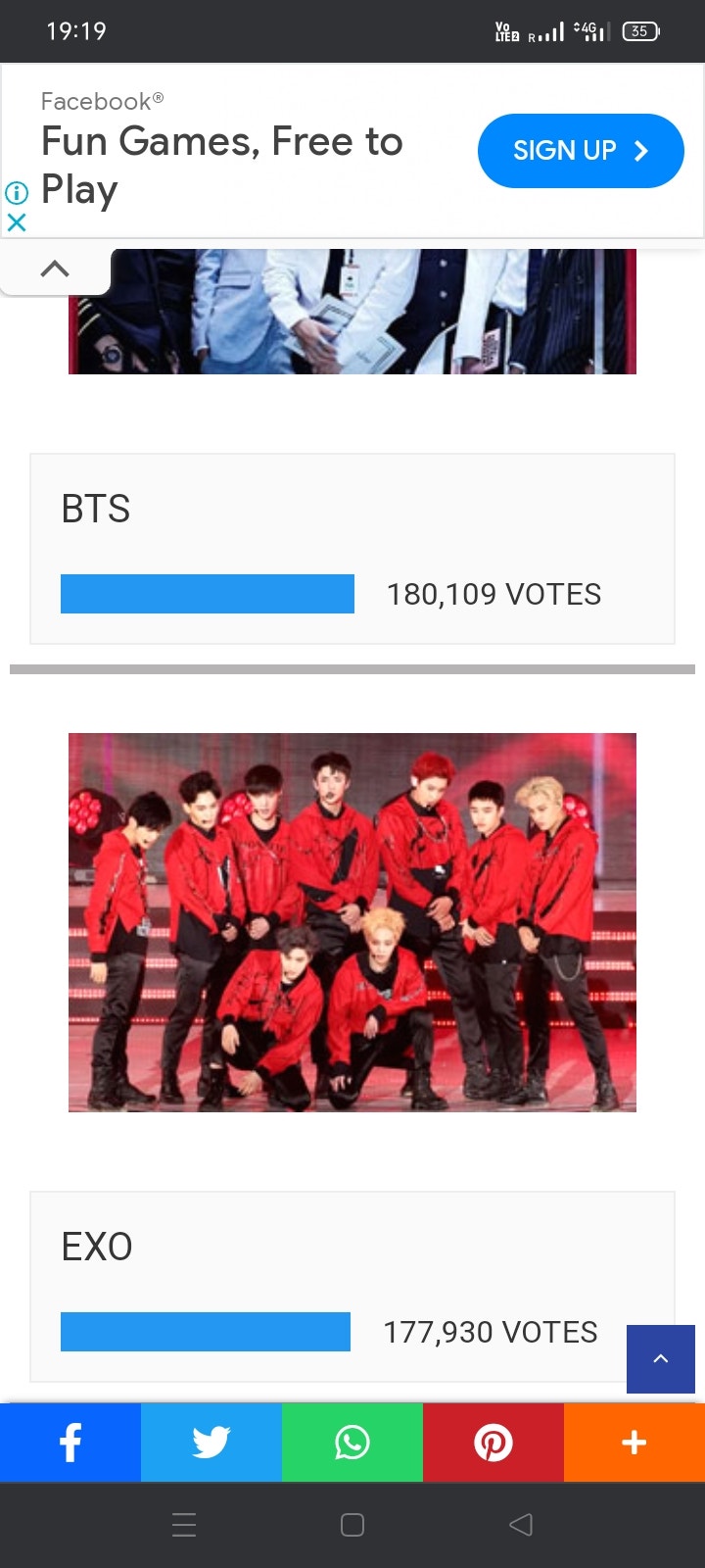 BTS Community Posts VOTE ARMY'S