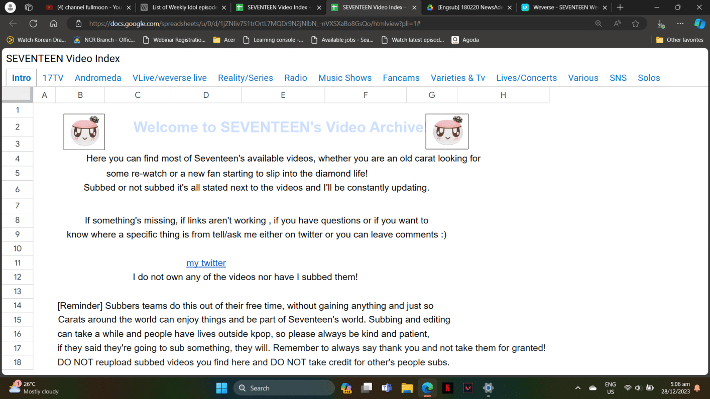 SEVENTEEN Community Post - 다들 아시는지 모르겠지만 베이비캐럿들을 위해 SVT 전 영상을 모아봤습니다 ...