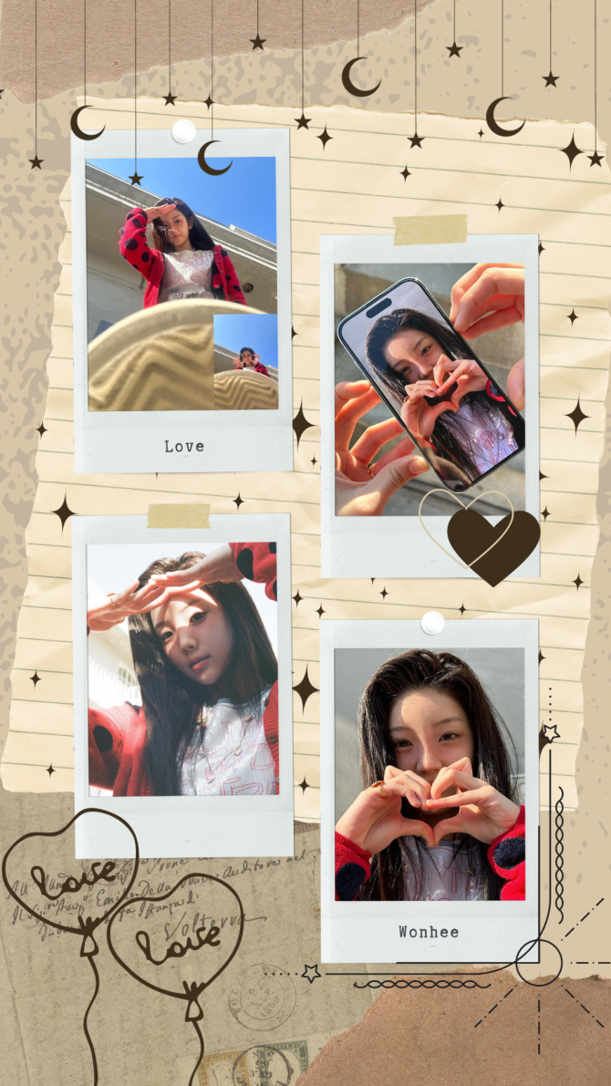ILLIT Community Post - wonhee edit🫶🏻💗 #to_wonhee