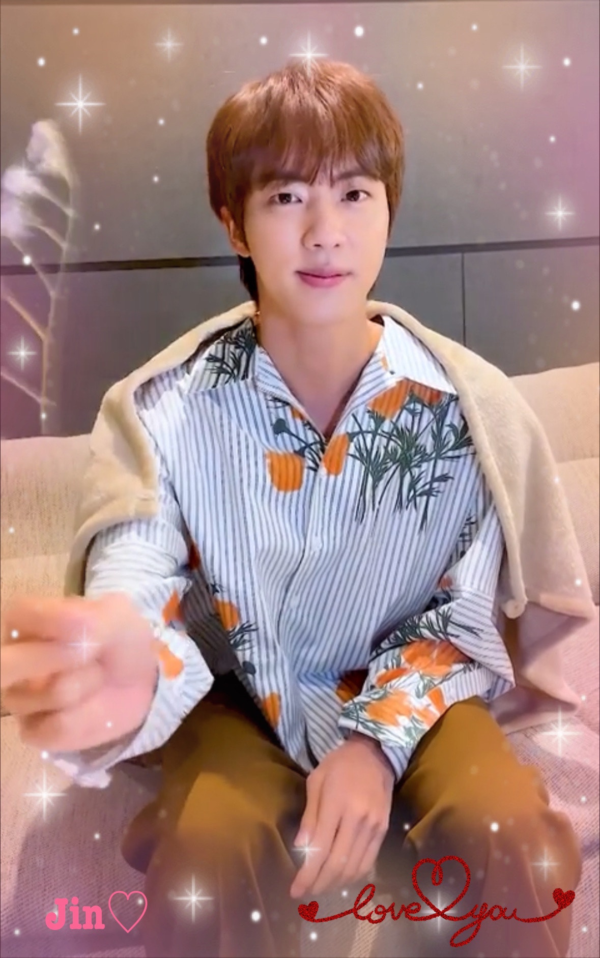 Bts Community Posts Dear Jin From Army 🌙 ️‪🐹♡🐹 ️🌙 今日もお疲れ様です😊 Jinくん‪🐹