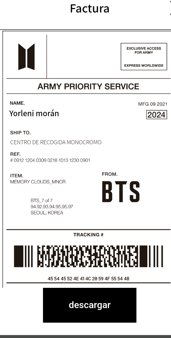 BTS Community Posts - no se para que es pero aqui una army dise ...