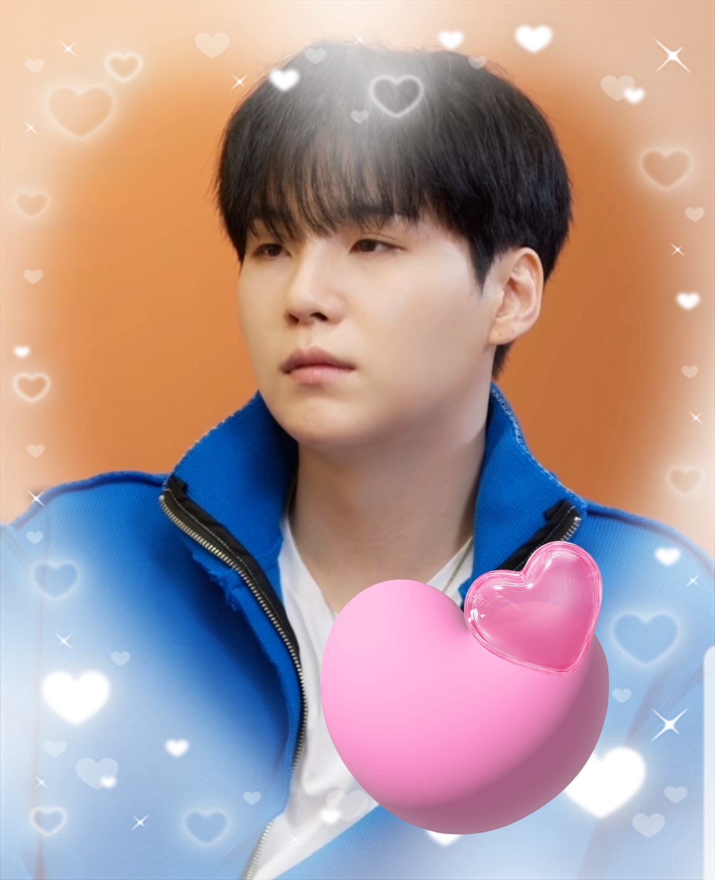 BTS社区帖子 - 💙💙💙💙ユンギ🕒💙💙💙💙💙😸💕 ユンギさん こんにちは